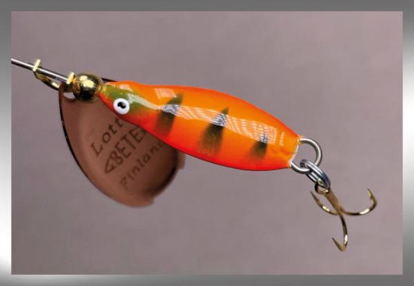 Bete LOTTO Spinner 6 Gramm, Länge: 25 mm, Farbe: 189 Orange Perch